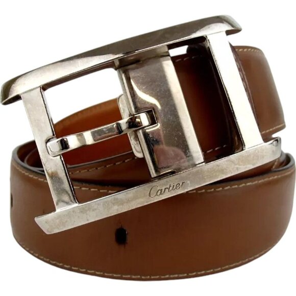 204144AQ (S1) Cartier Belt Brown Leather main image 13